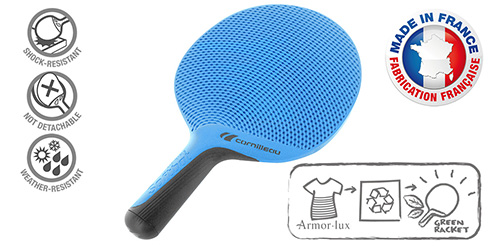 Raquette de ping pong Softbat bleue cornilleau