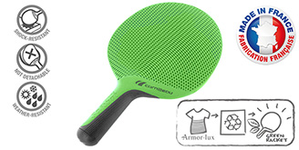 Raquette de ping pong Softbat verte cornilleau