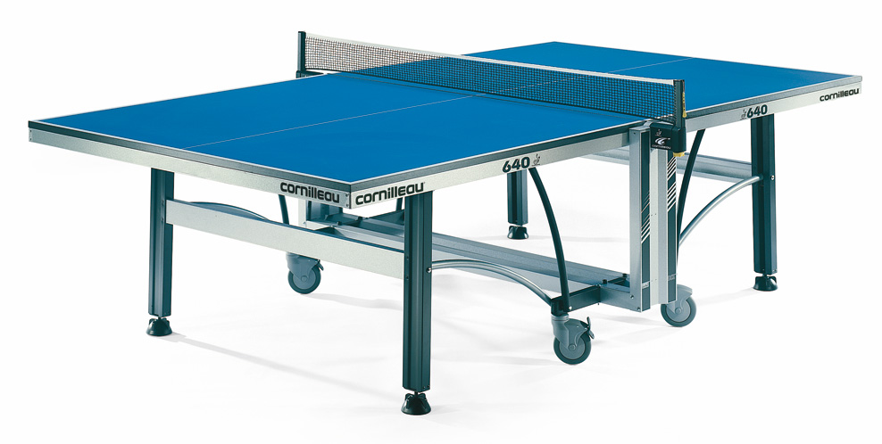 Table de ping-pong - intérieur - pliable - sur roulettes